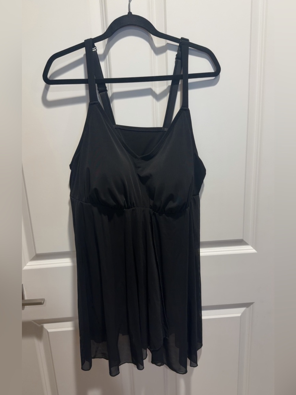 Black Flowy Swimsuit